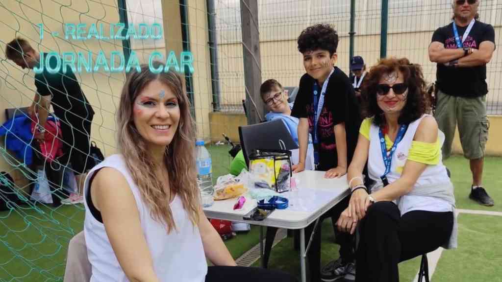 amazona tiro con arco familiar